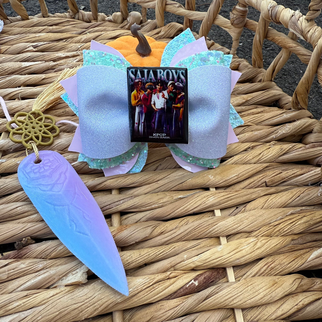 Boy Band 5in Mena Bow w/ Center